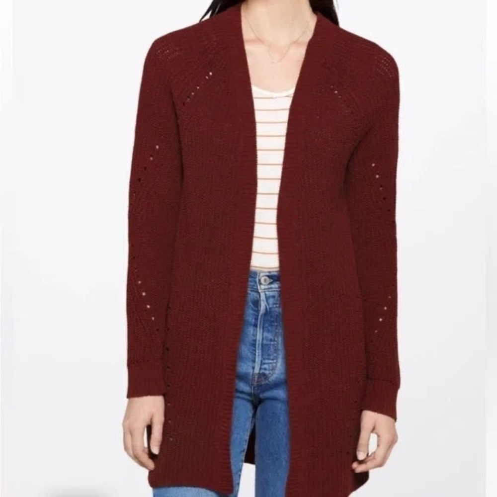 NWOT Anna Pointelle Detail Cardigan